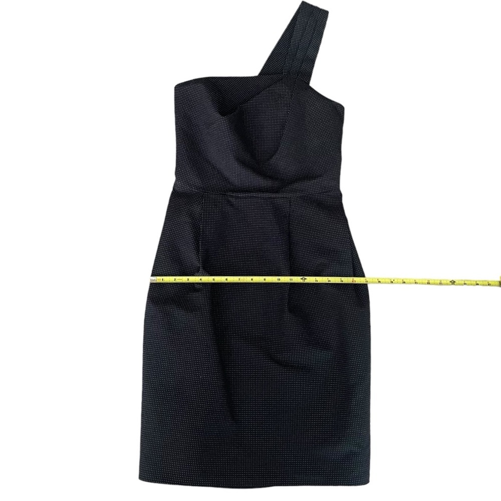 Amaya Arzuaga | Spanish Designer one shoulder black cocktail dress women XS EU38 - Picture 13 of 16